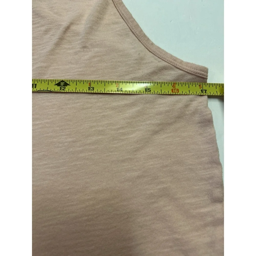 PINK Victoria's Secret Pink Twistered Racerback Tank Top Gold Dog Logo Size S - Picture 4 of 8